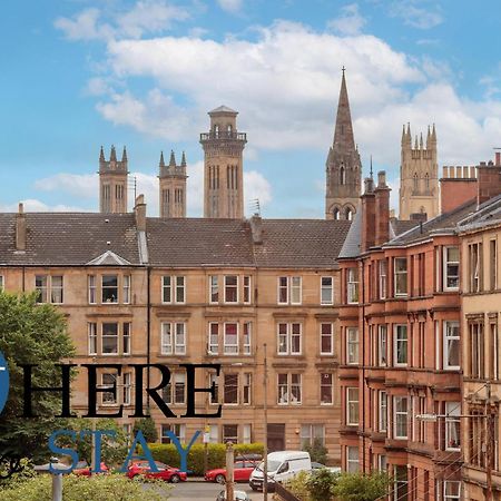 Bright 1 Bedroom Apartment-Private Parking Glasgow Extérieur photo