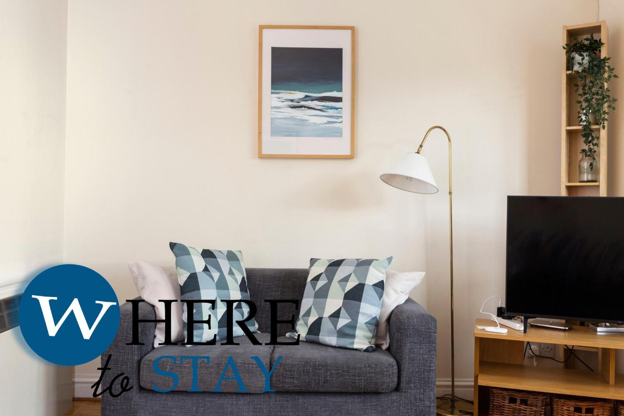 Bright 1 Bedroom Apartment-Private Parking Glasgow Extérieur photo