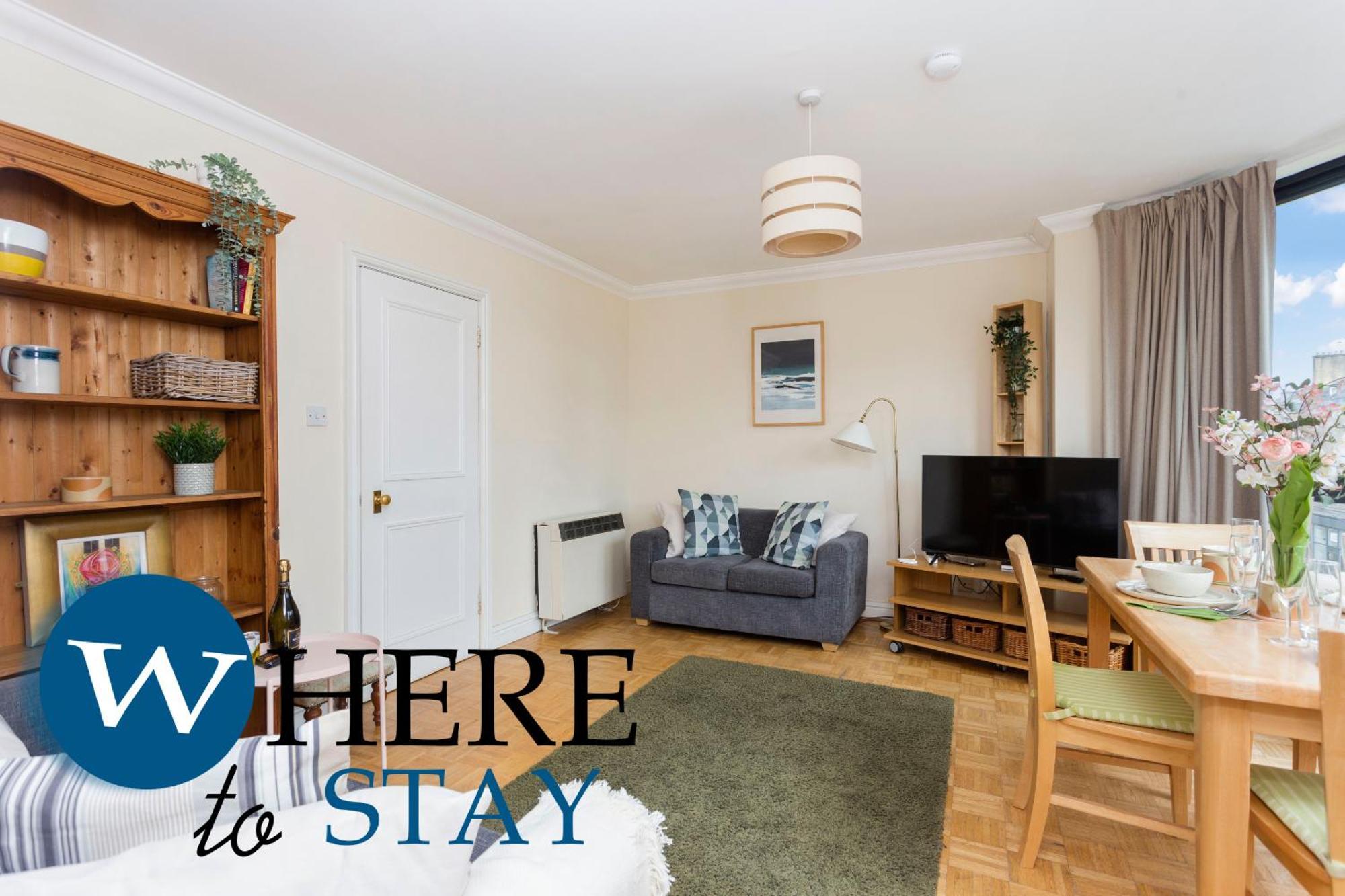 Bright 1 Bedroom Apartment-Private Parking Glasgow Extérieur photo